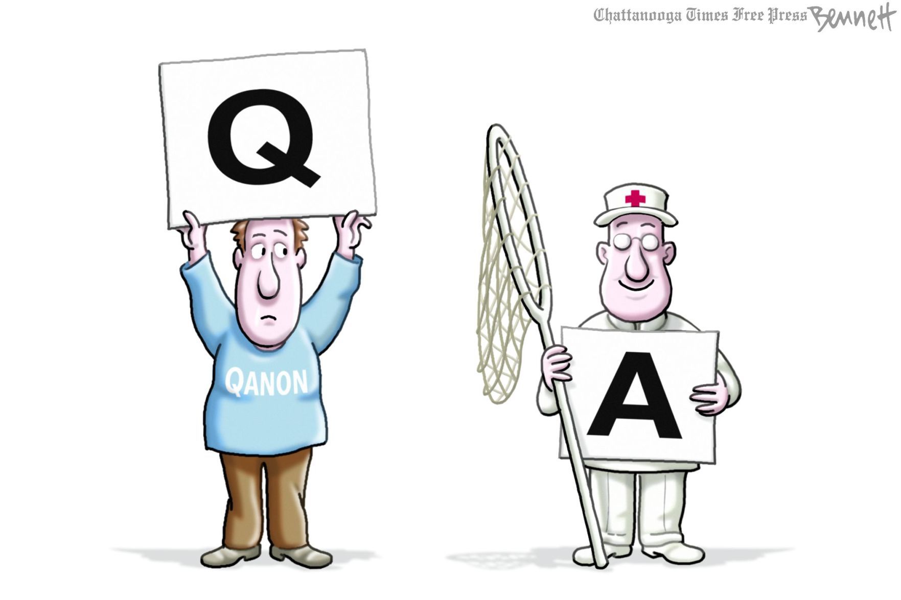 Bennett editorial cartoon